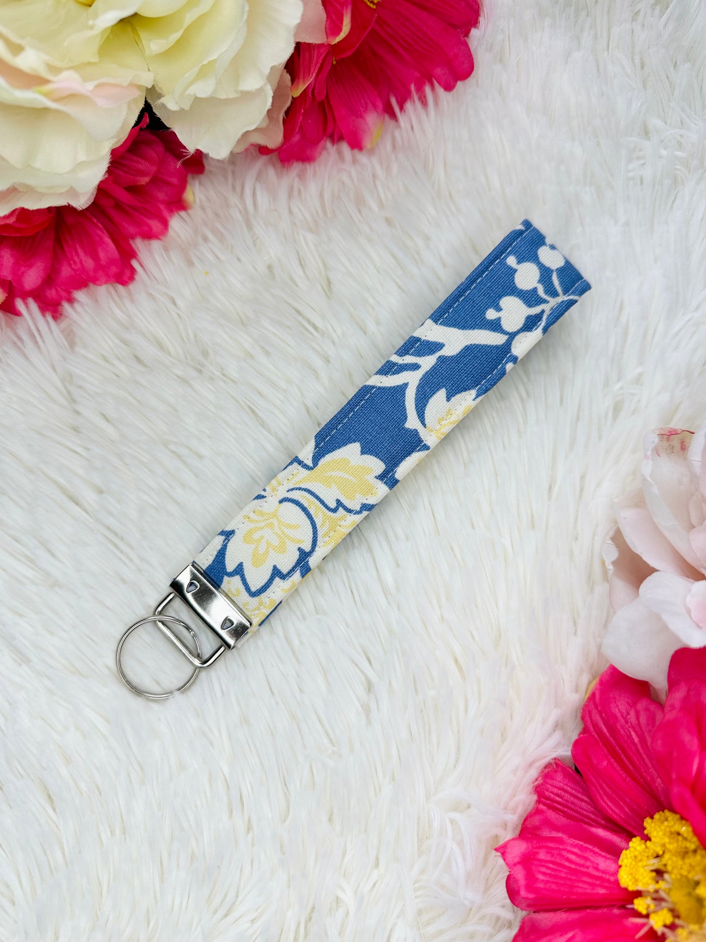 Golden Blooms Wristlet