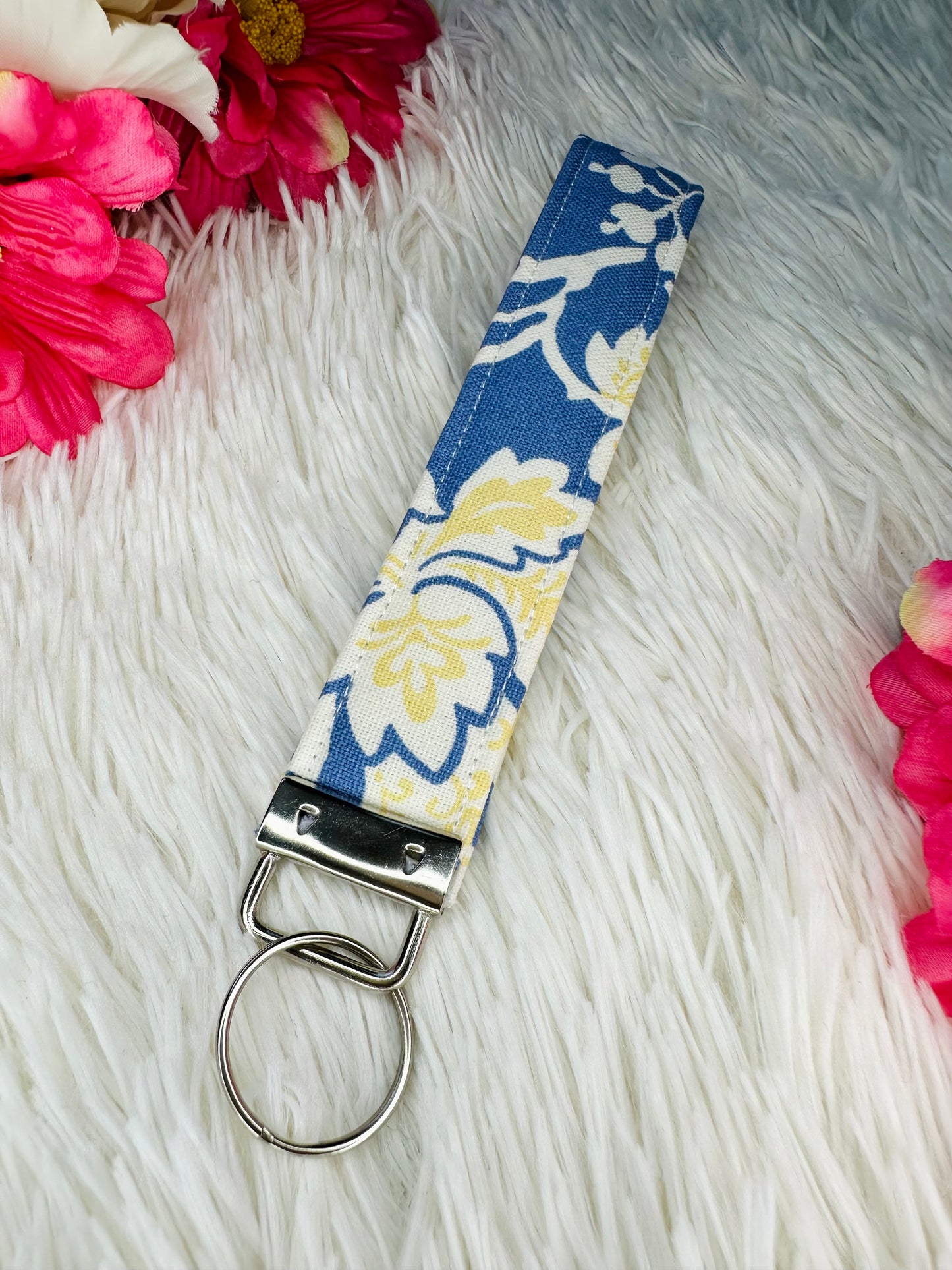 Golden Blooms Wristlet
