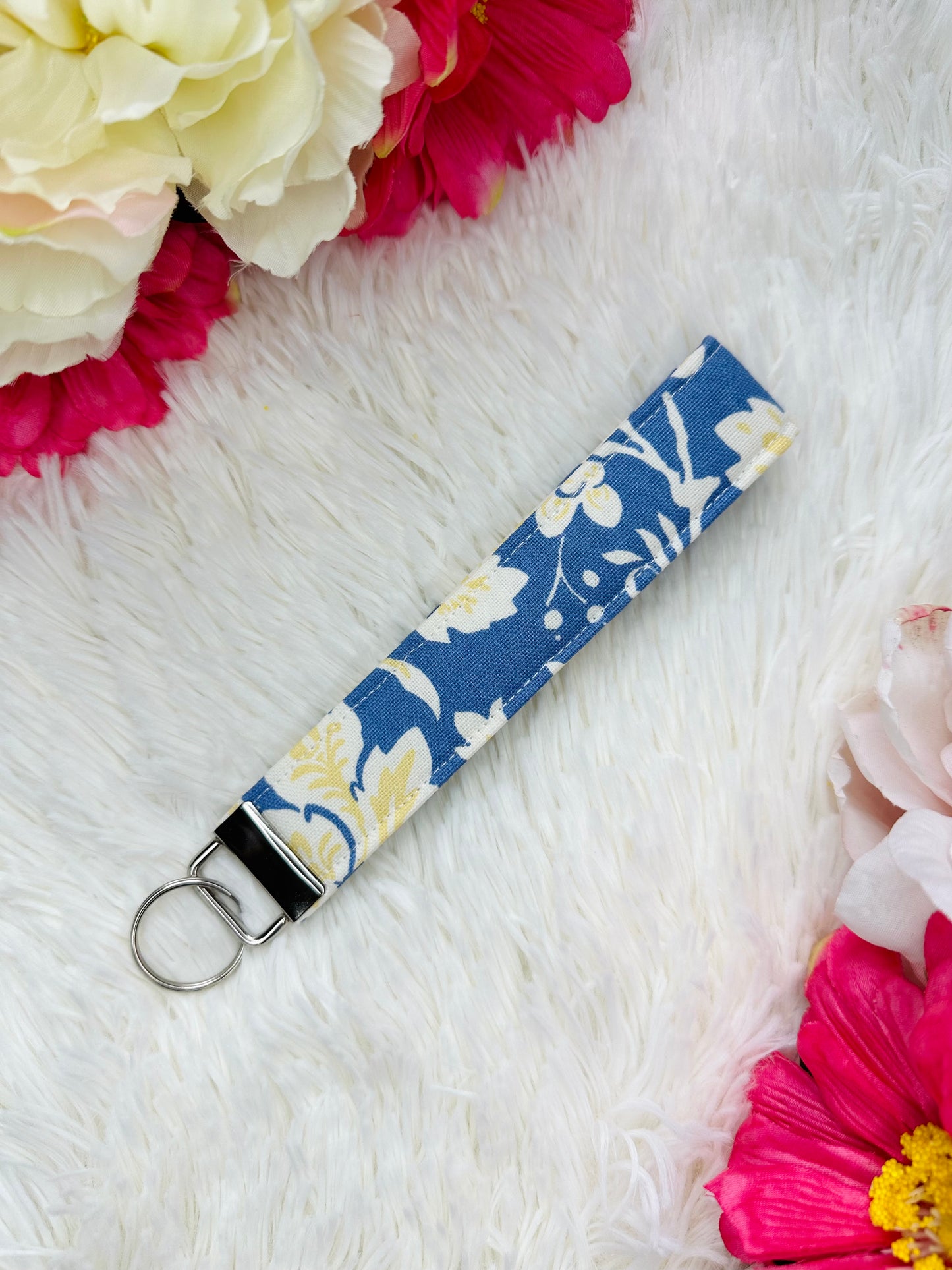 Golden Blooms Wristlet