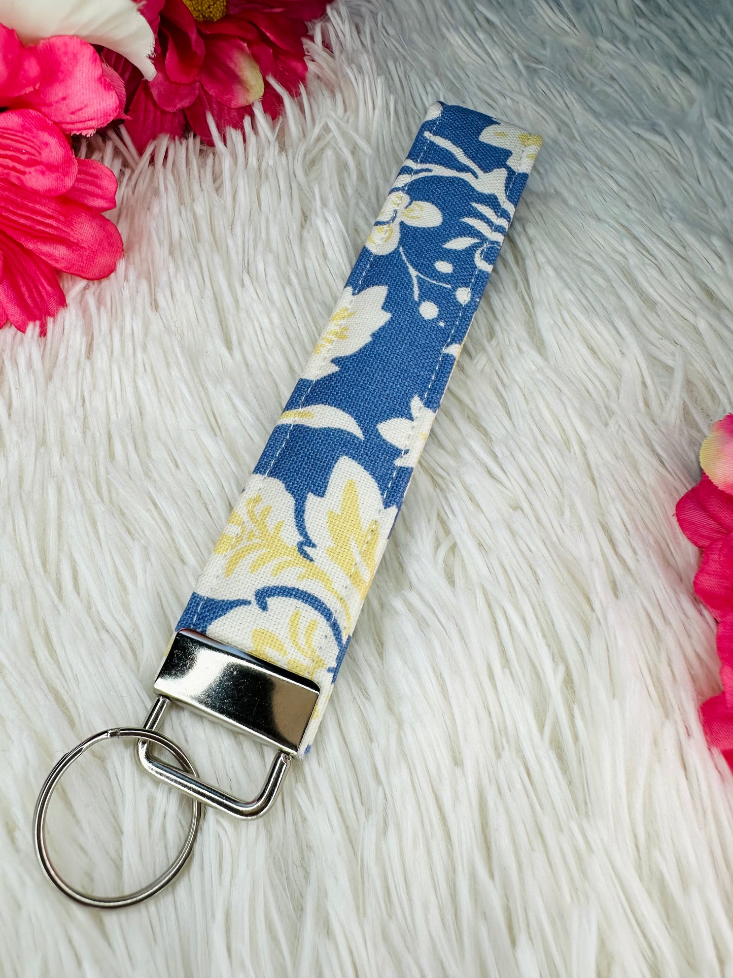 Golden Blooms Wristlet