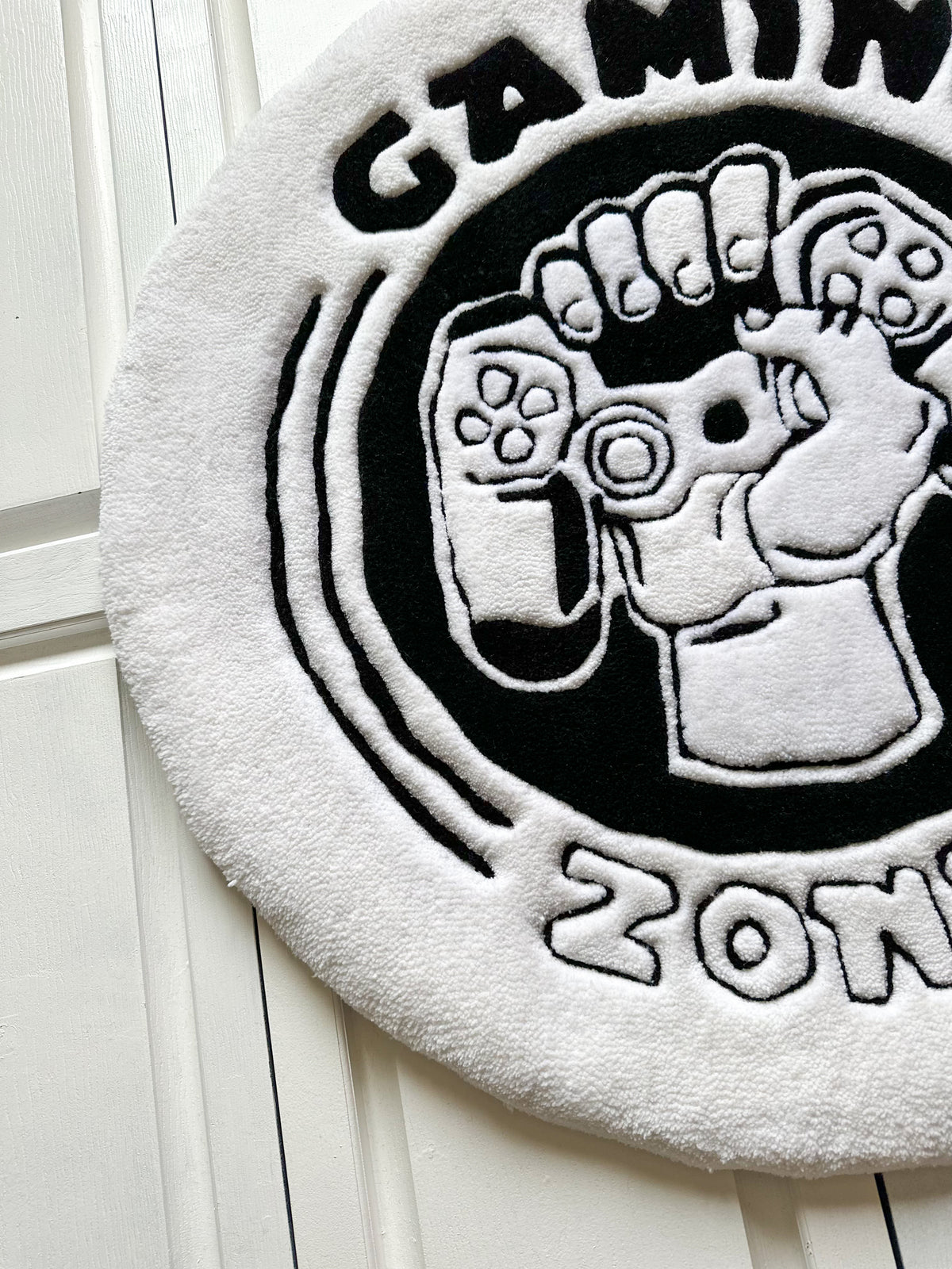 Black & White ‘Gaming Zone’ Rug