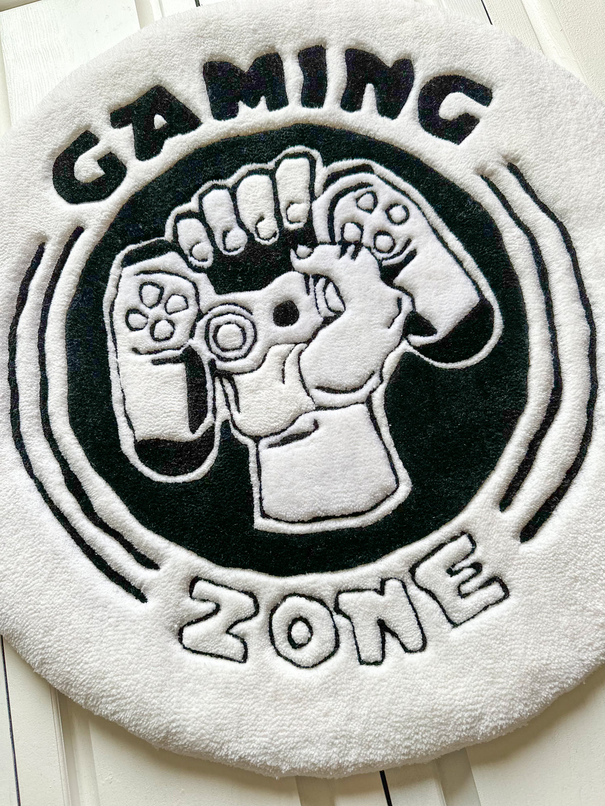 Black & White ‘Gaming Zone’ Rug