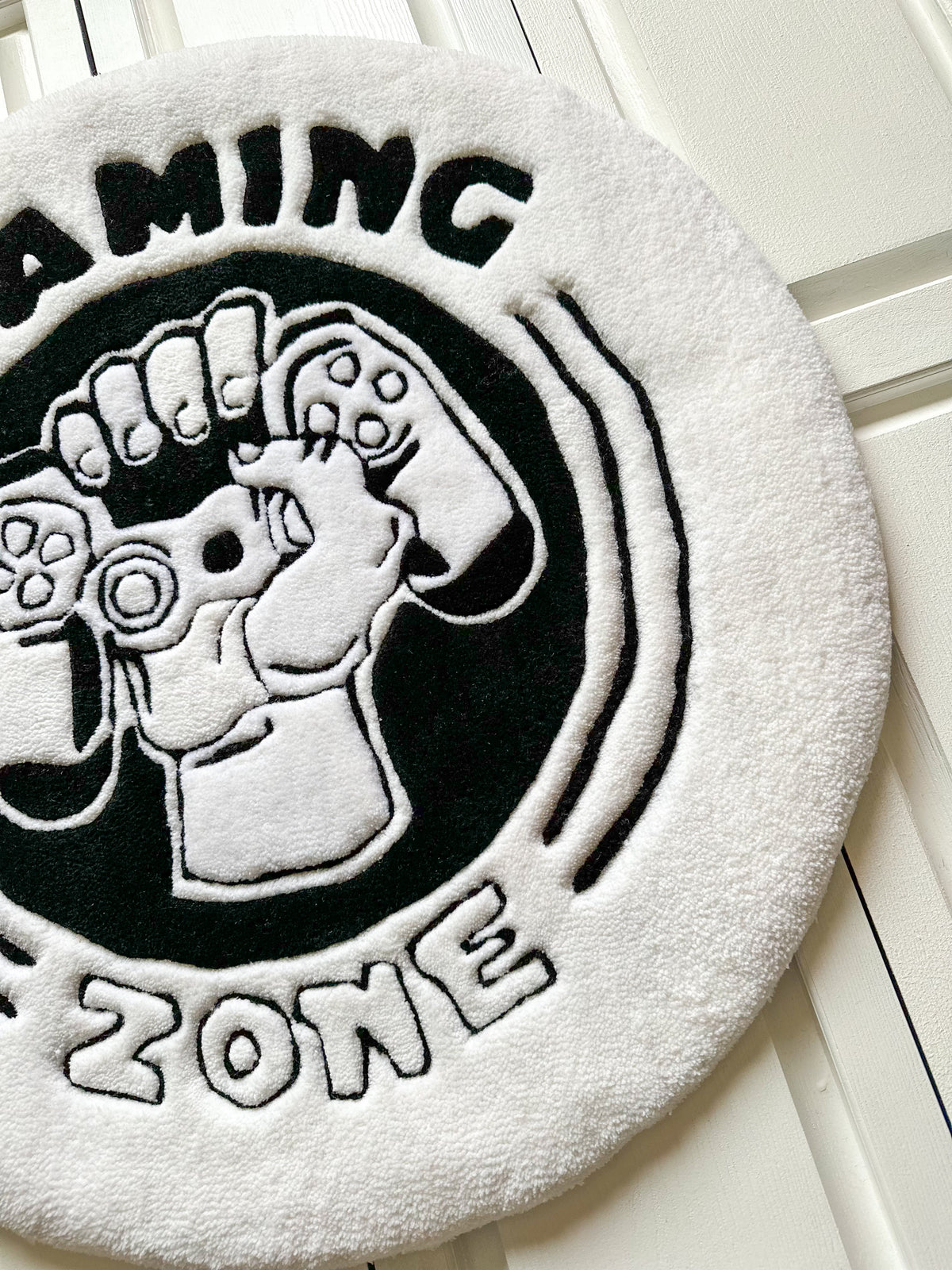 Black & White ‘Gaming Zone’ Rug