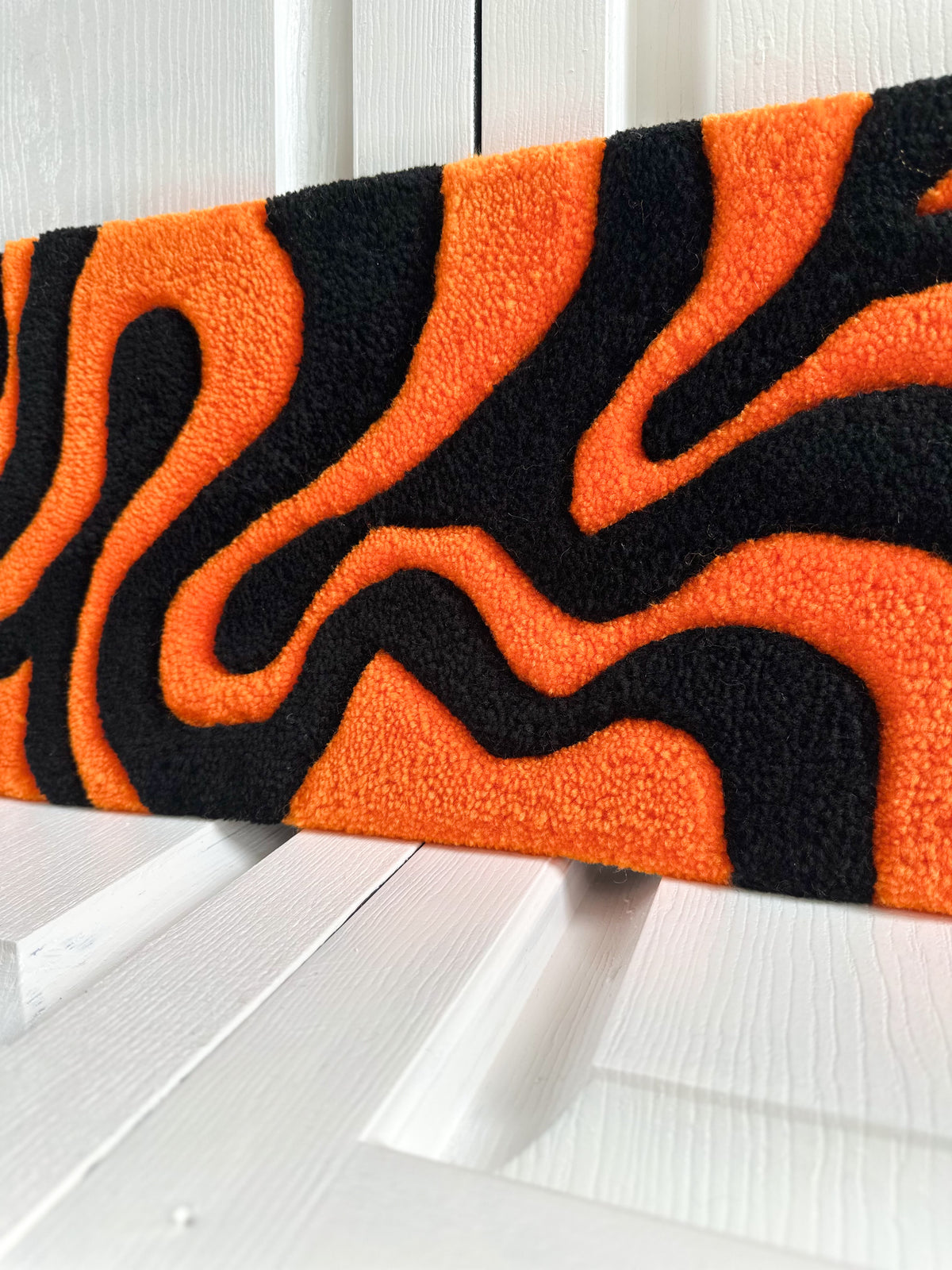 Orange & Black Keyboard Wrist Rest