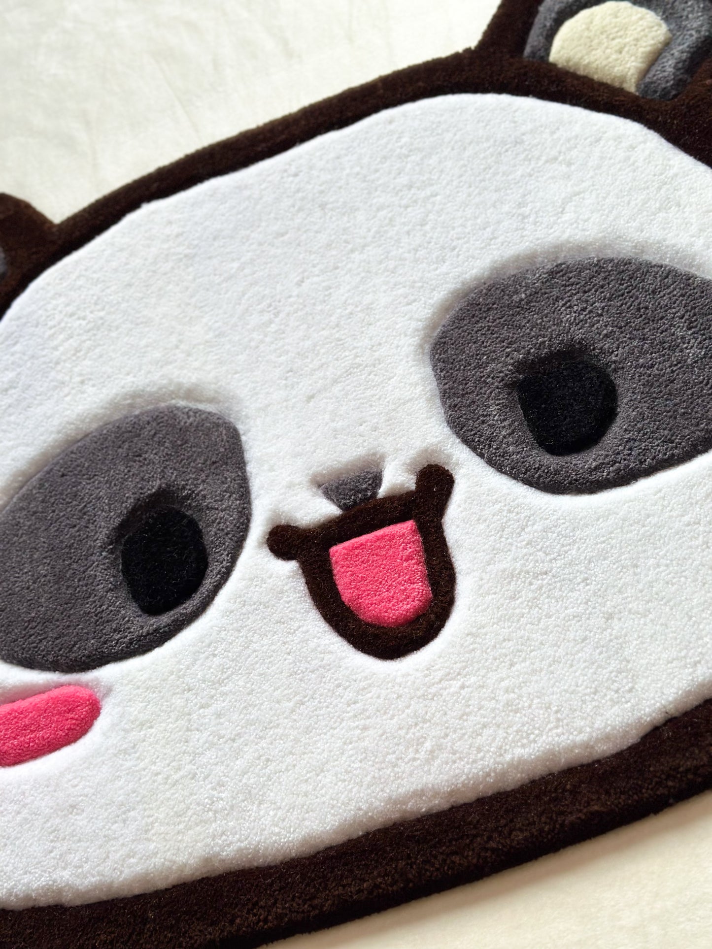 Cute White Panda Rug
