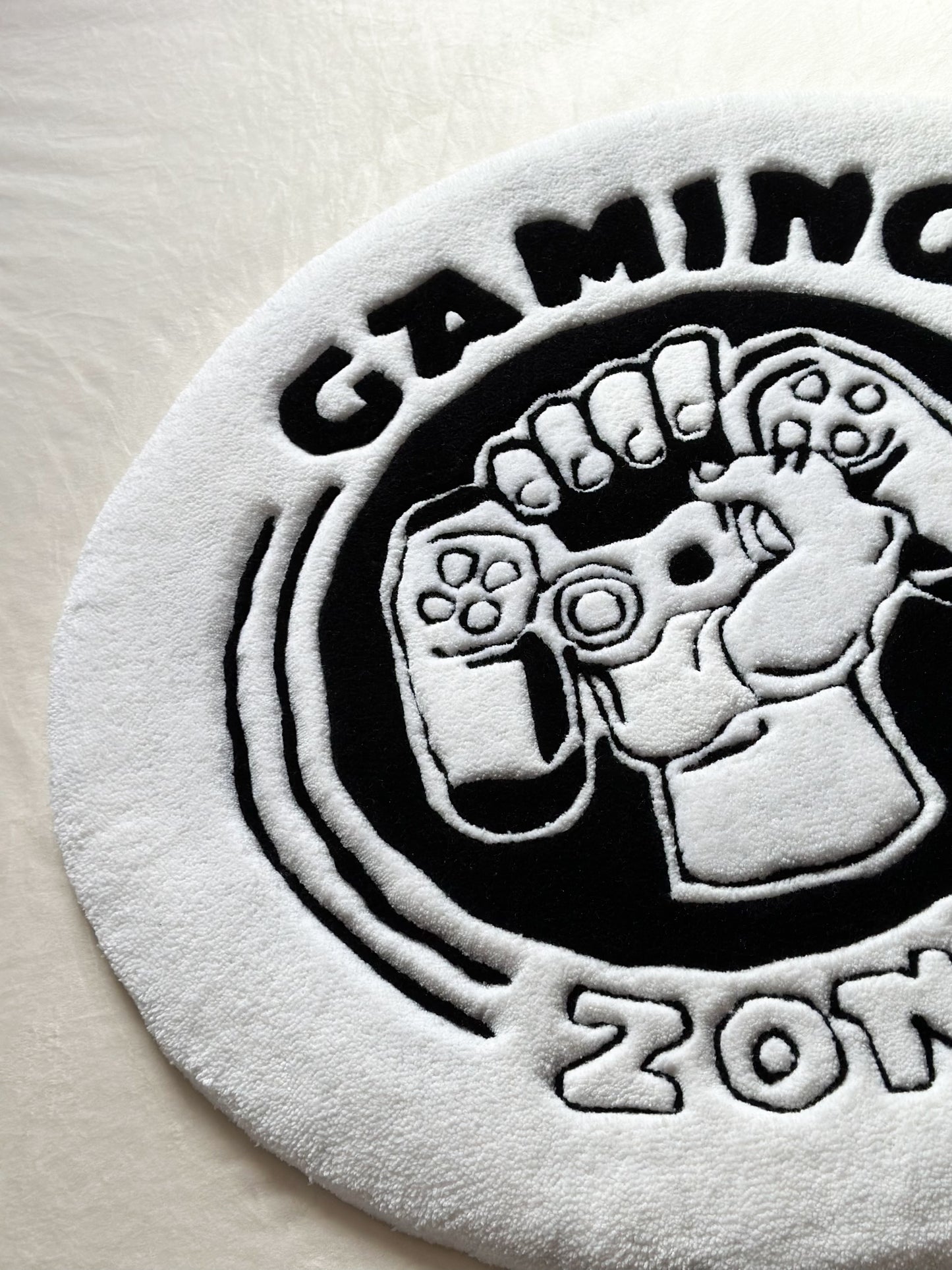 Black & White ‘Gaming Zone’ Rug