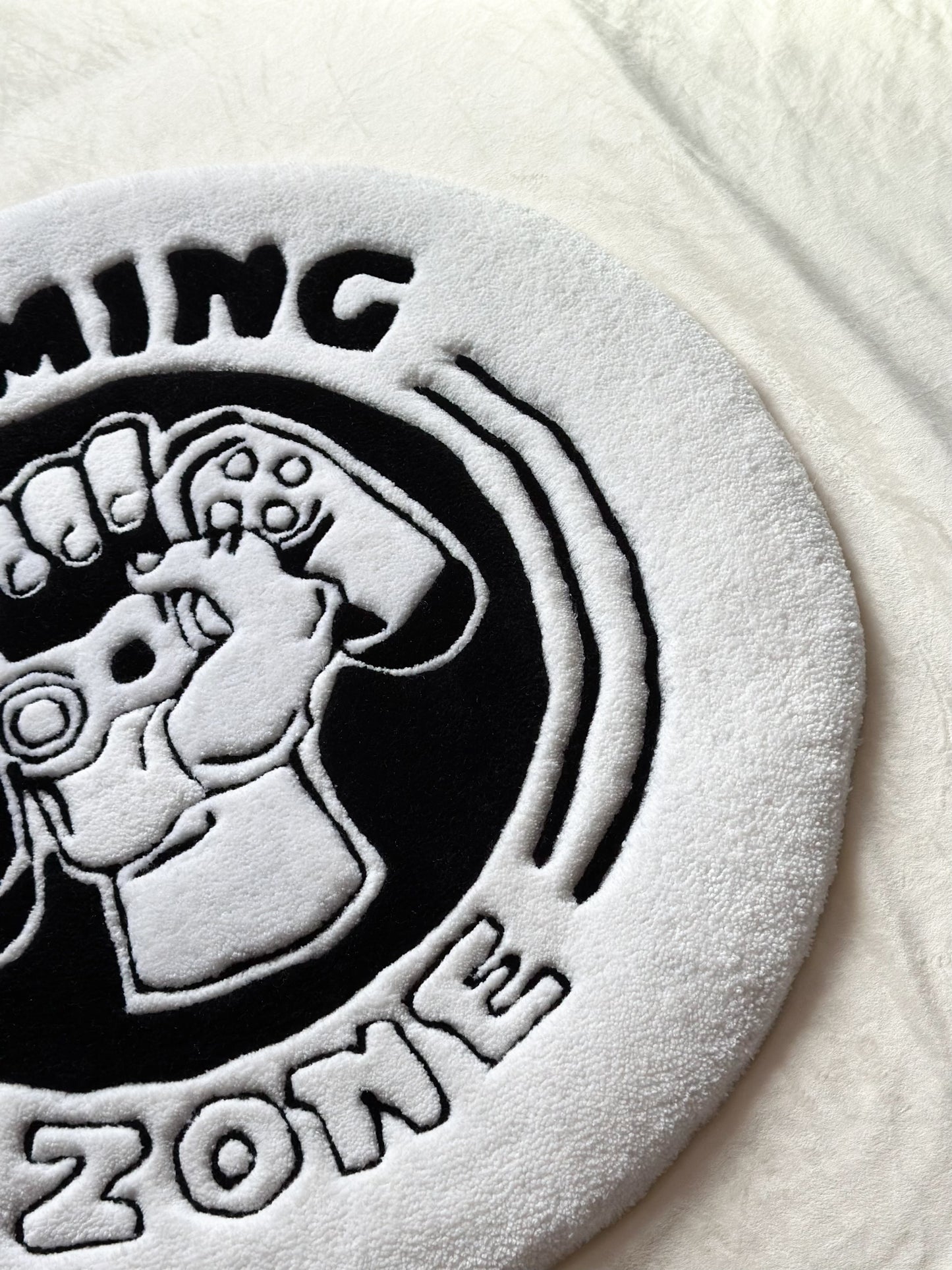 Black & White ‘Gaming Zone’ Rug