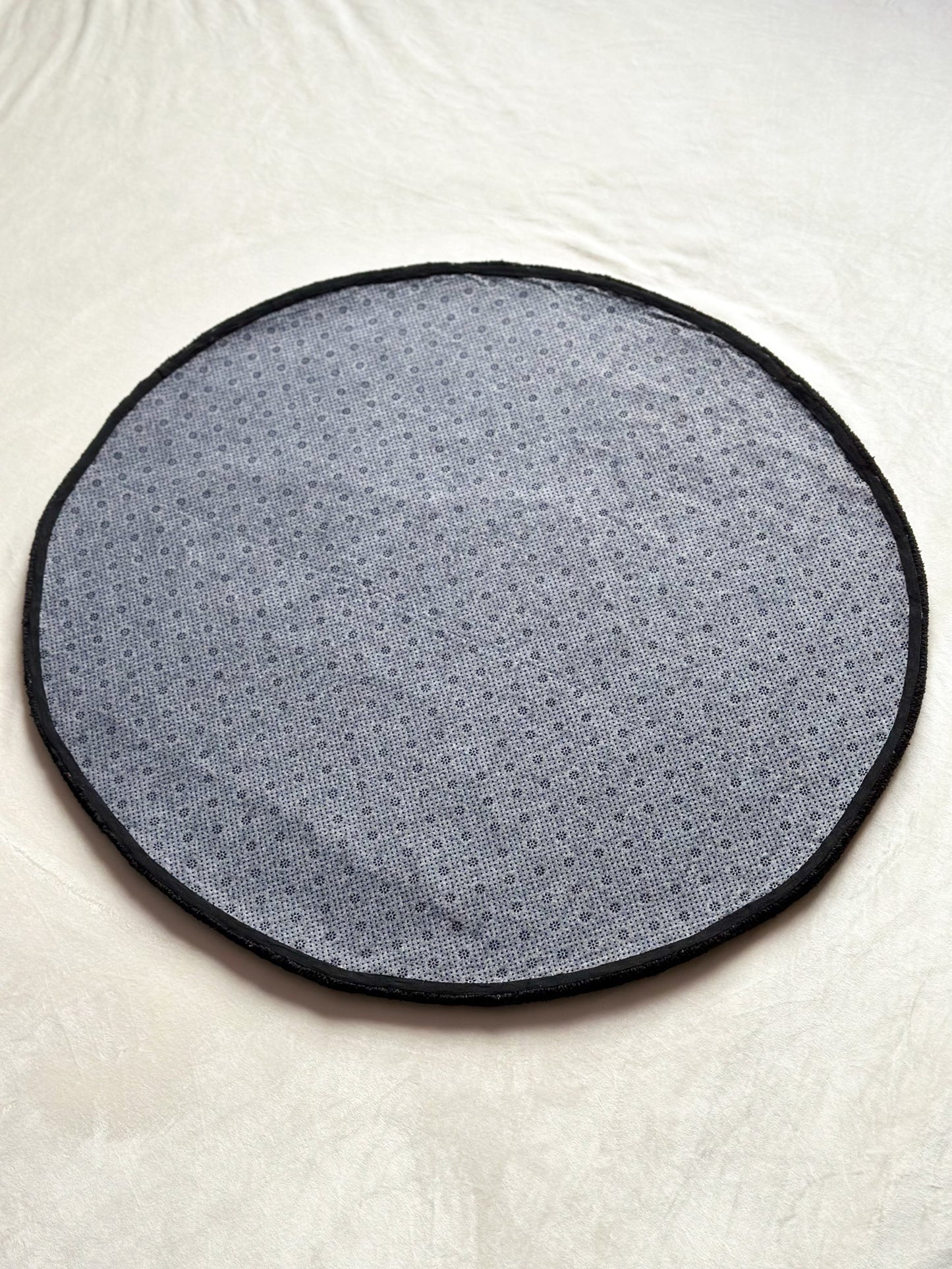 Orange & Black Aries Rug (IMPERFECT)