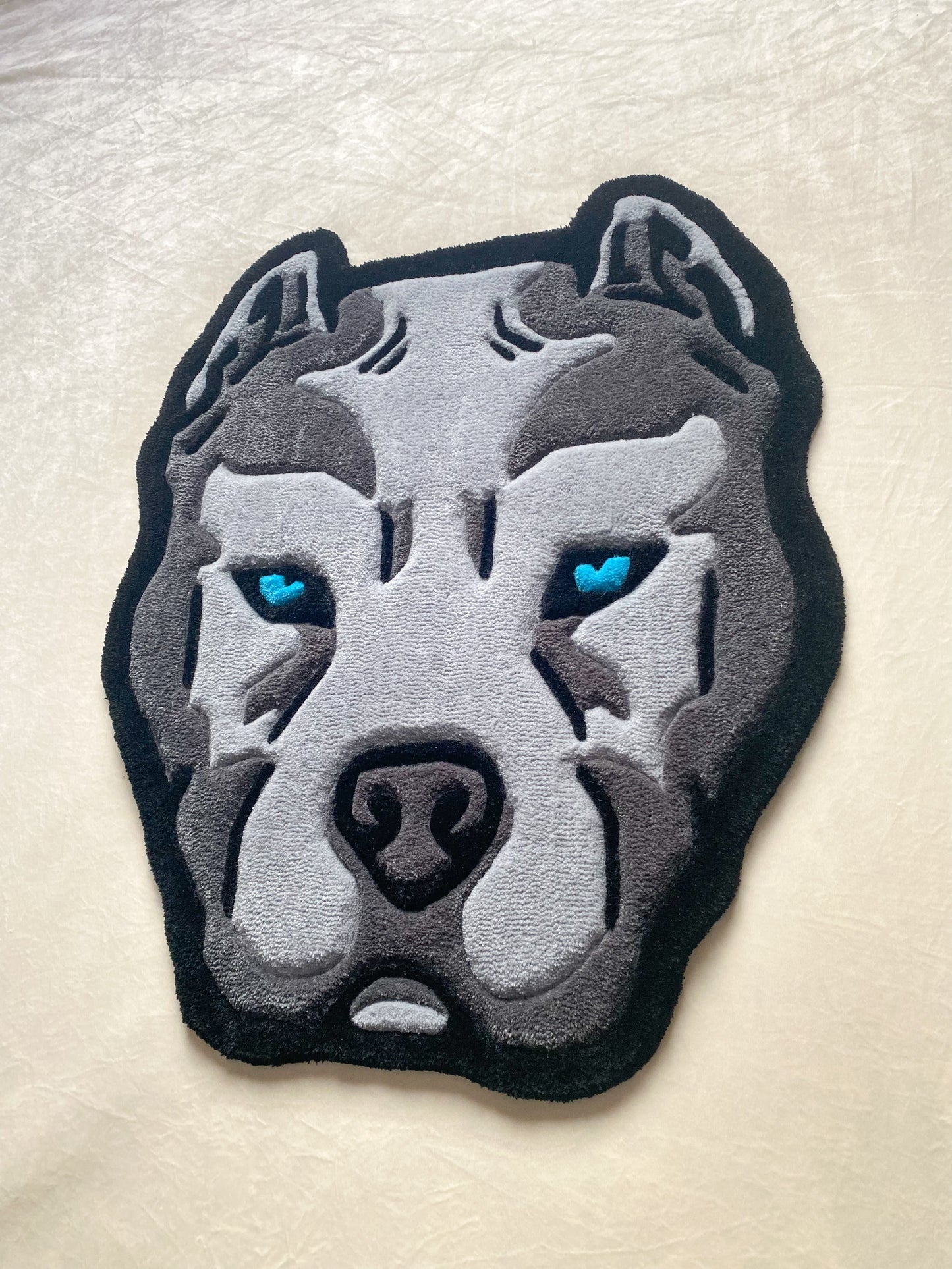Light Gray Pitbull Rug