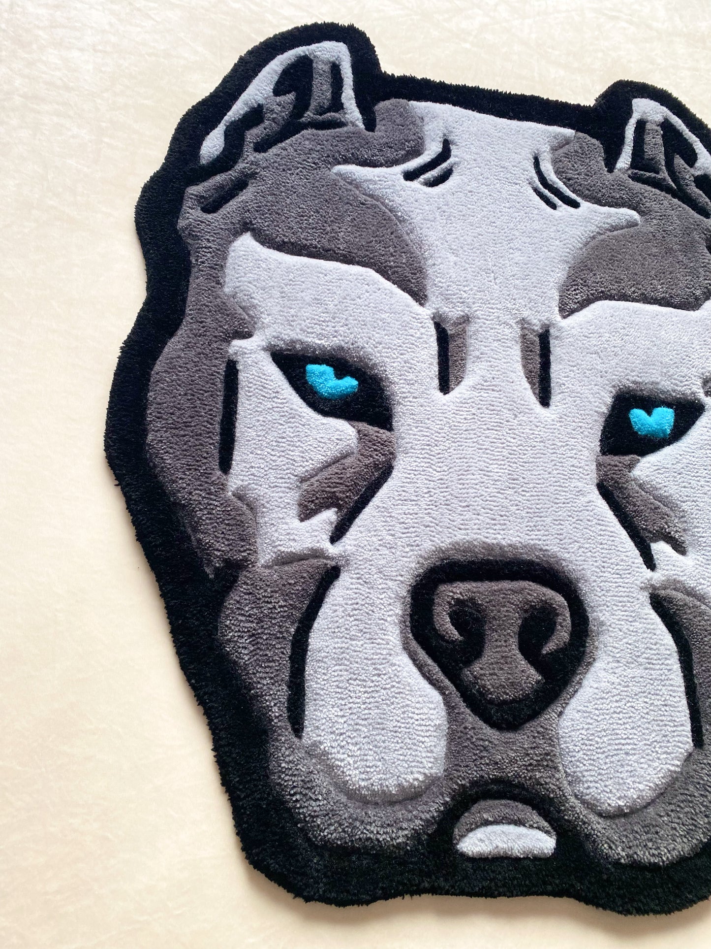 Light Gray Pitbull Rug