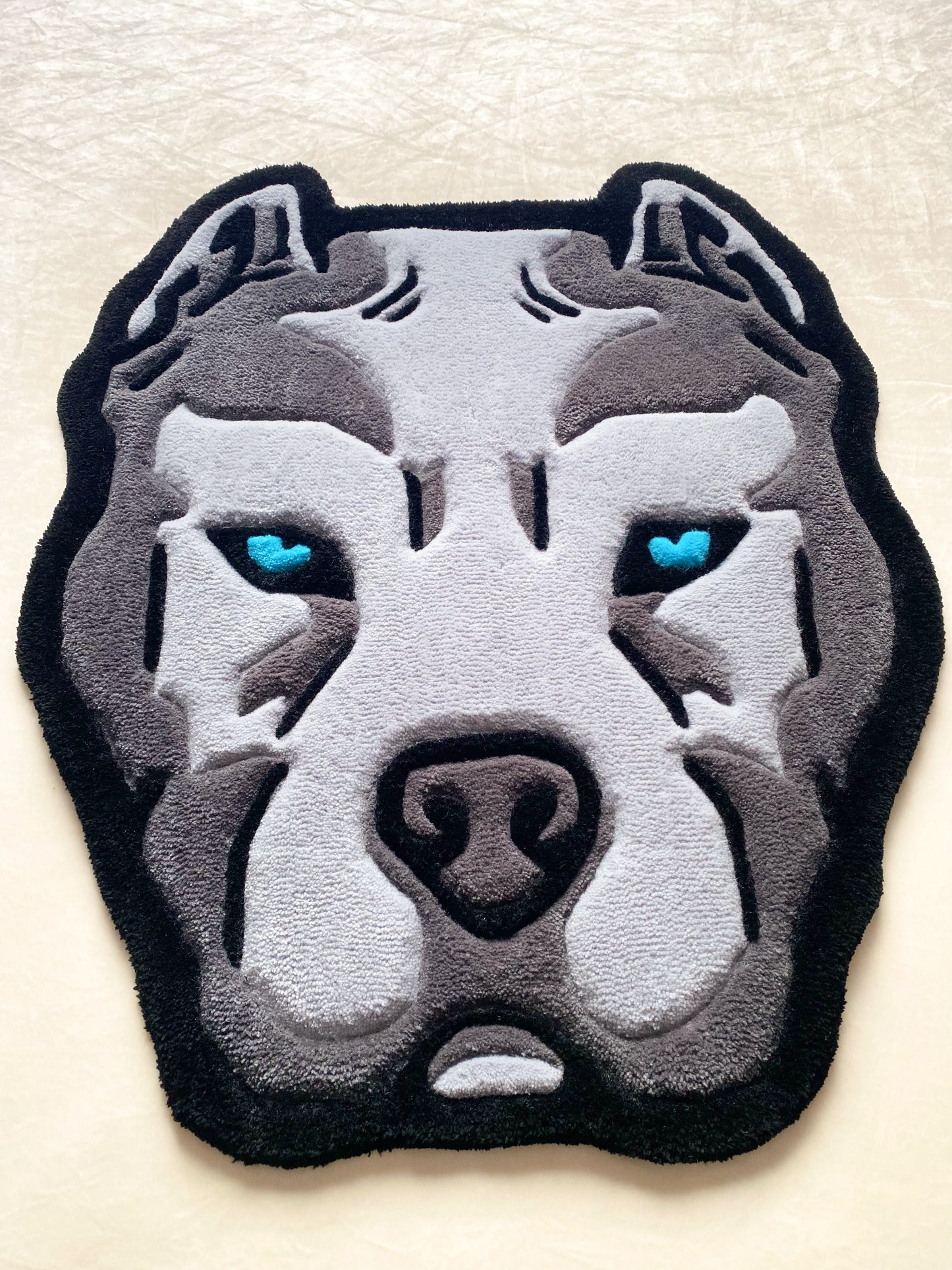 Light Gray Pitbull Rug