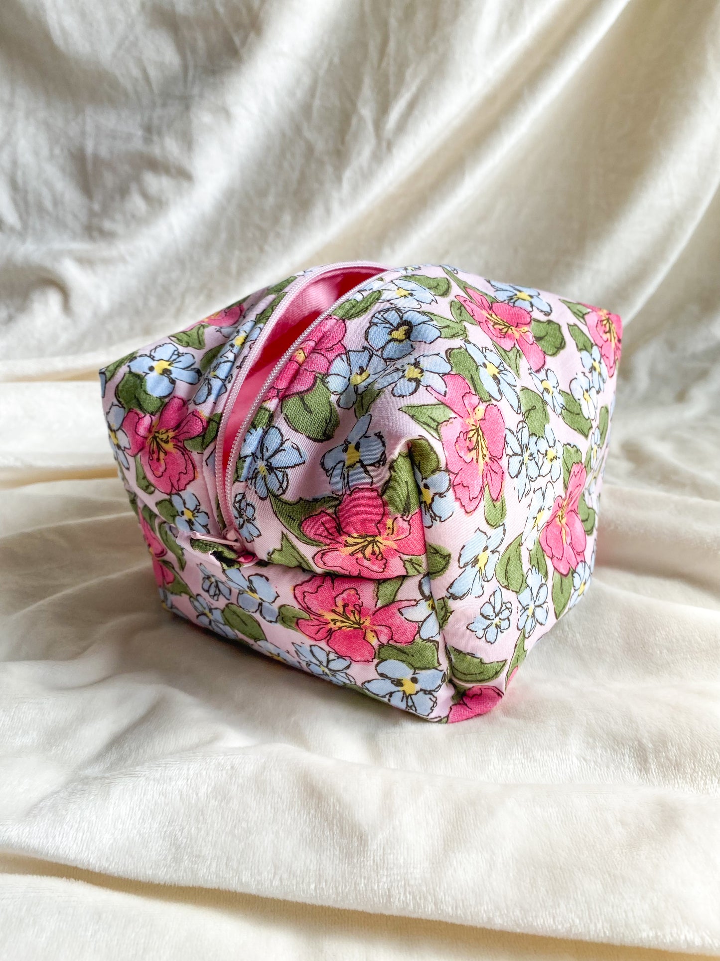 Floral Fantasy Makeup Box Pouch