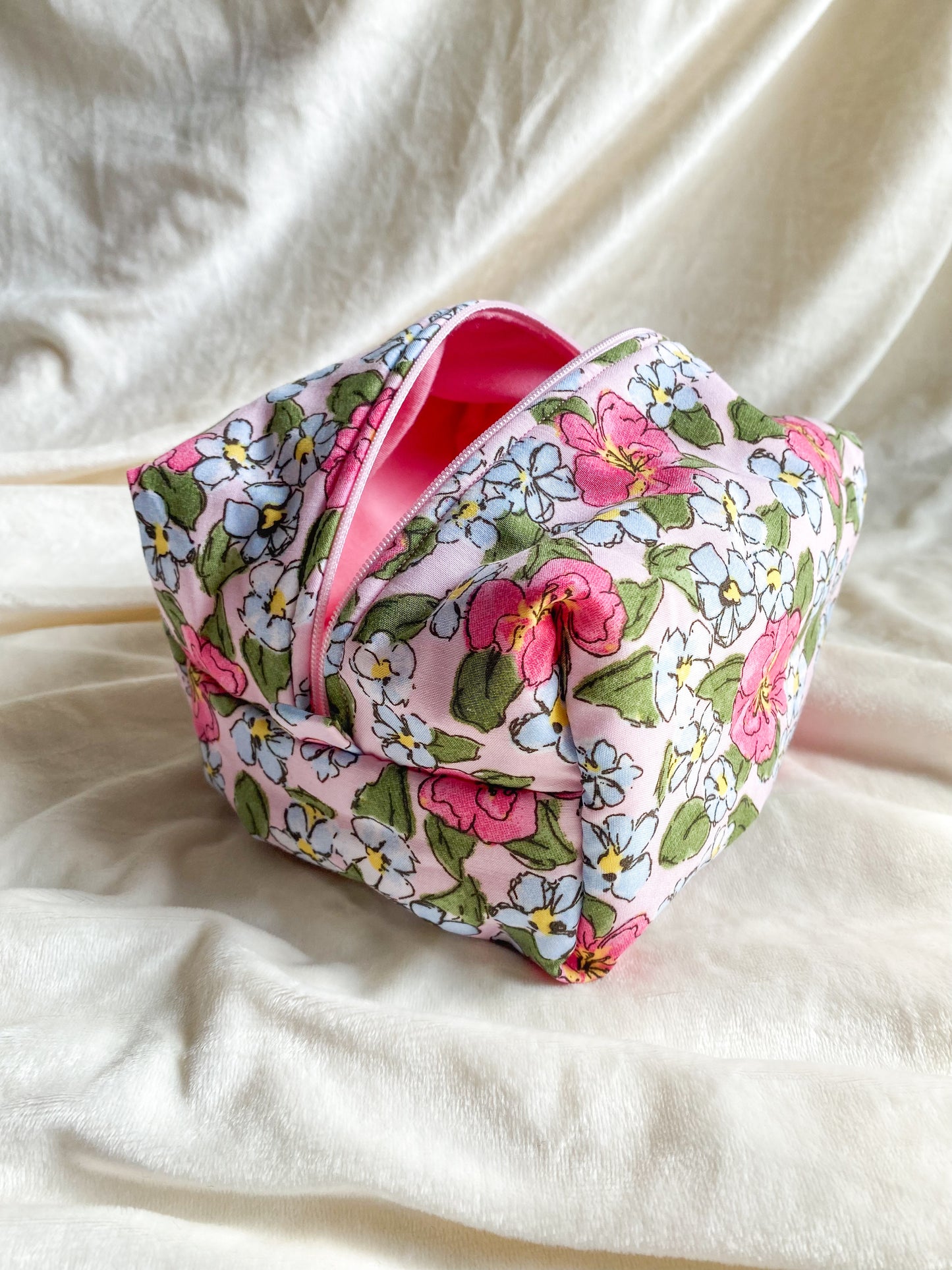 Floral Fantasy Makeup Box Pouch