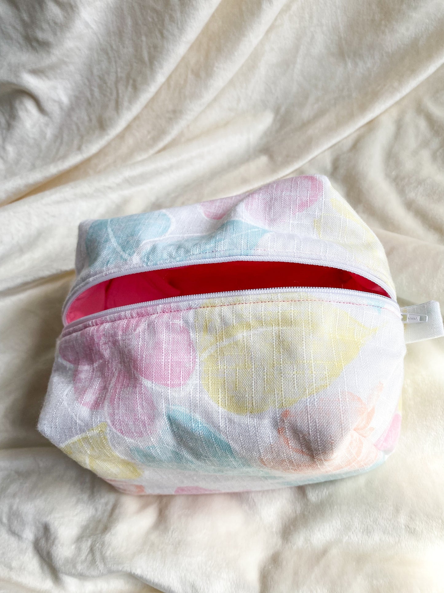 Pastel Garden Makeup Box Pouch