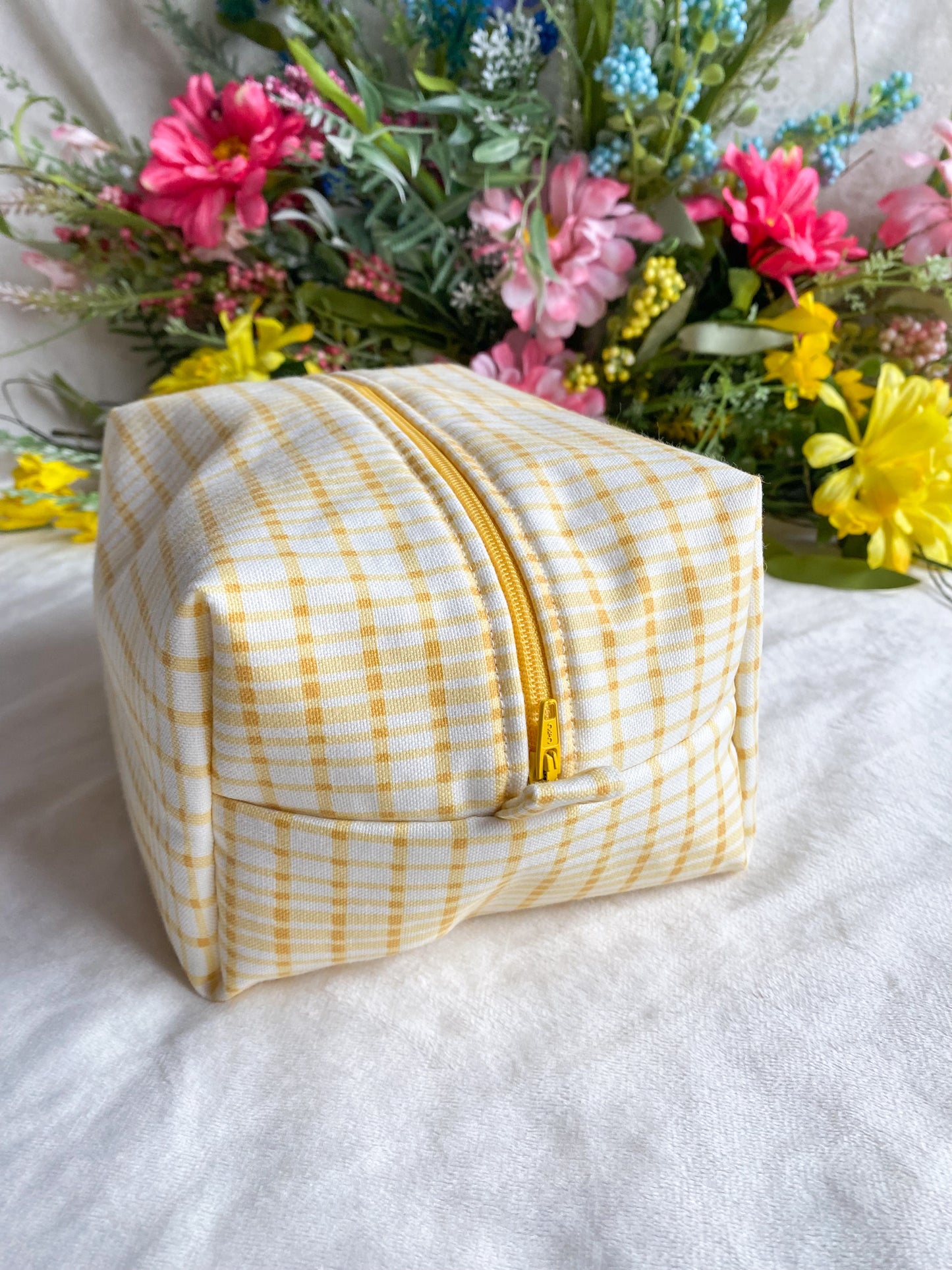 Golden Sunshine Makeup Box Pouch