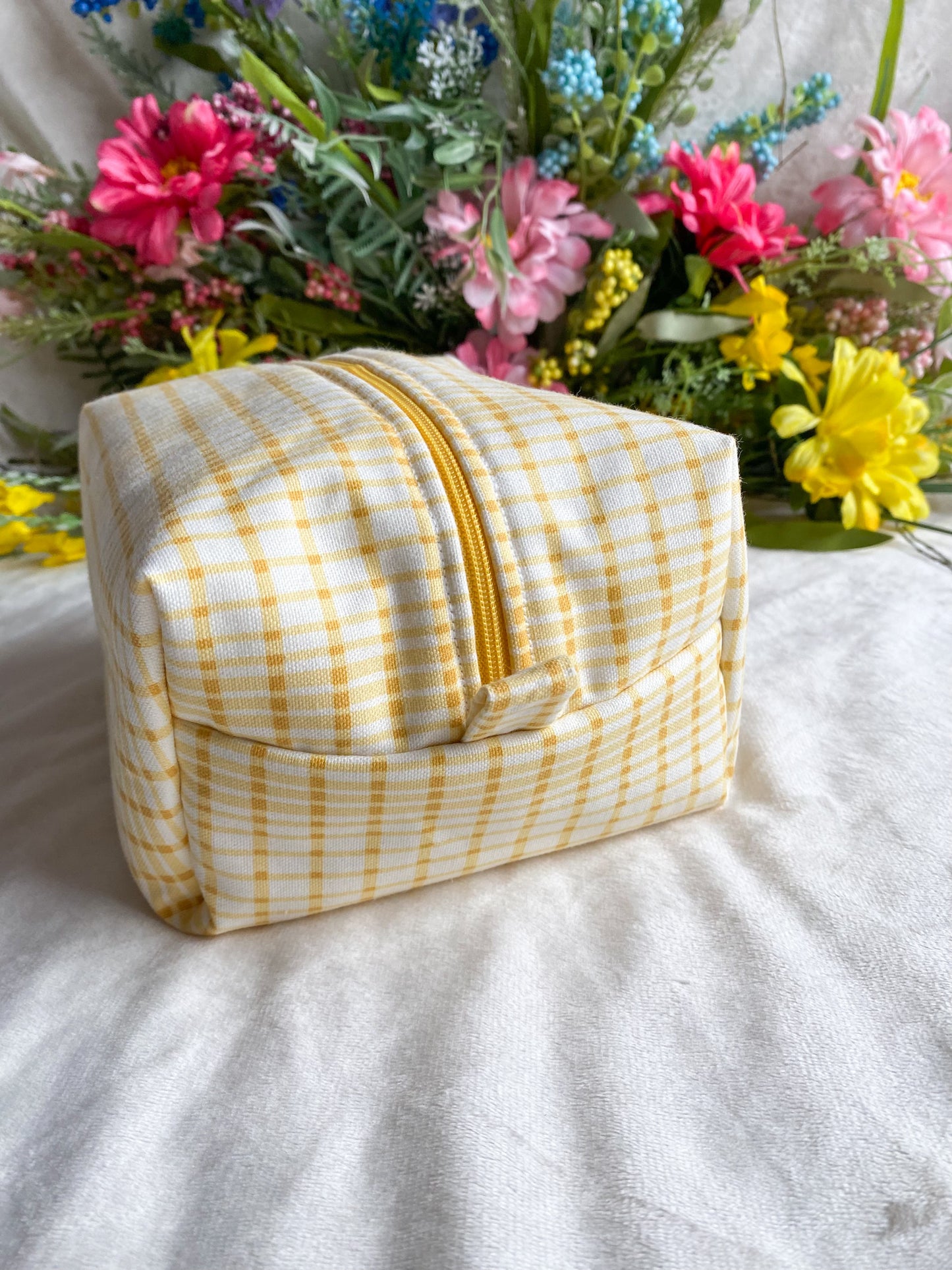 Golden Sunshine Makeup Box Pouch