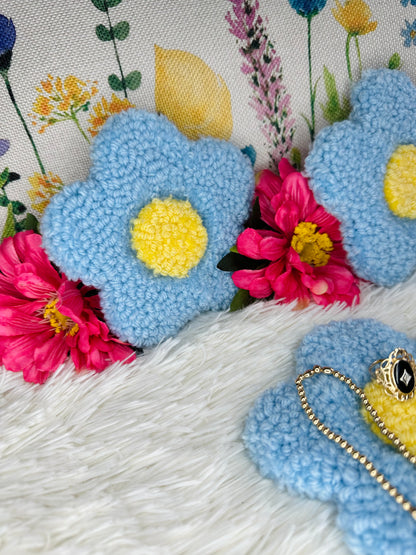 Light Blue Flower Coaster