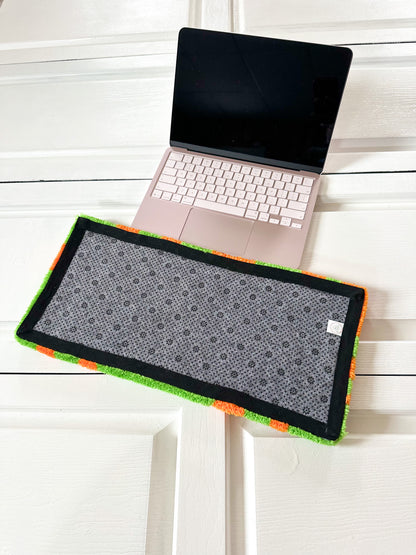 Orange & Green Keyboard Rug Mat