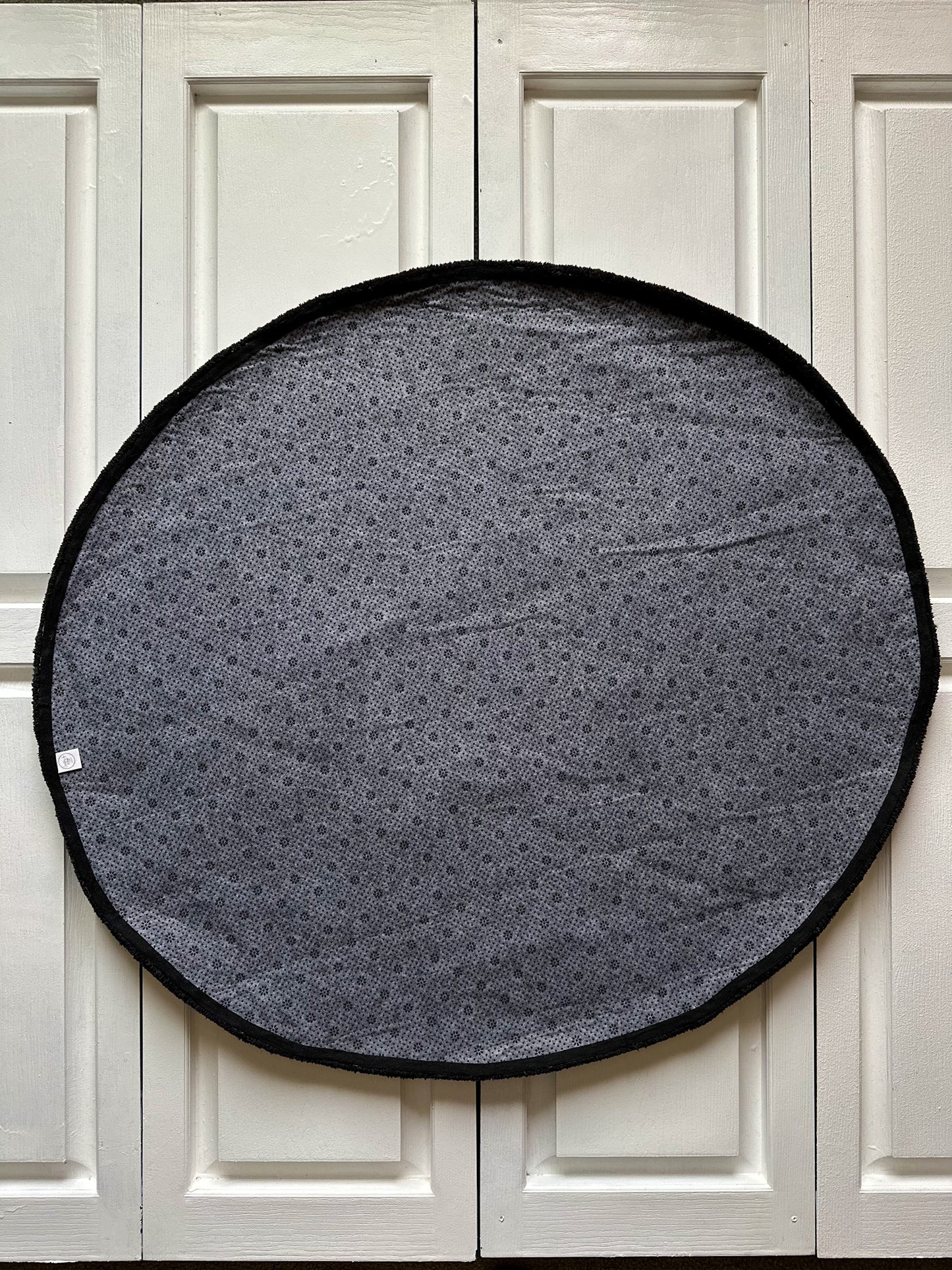 Orange & Black Aries Rug (IMPERFECT)