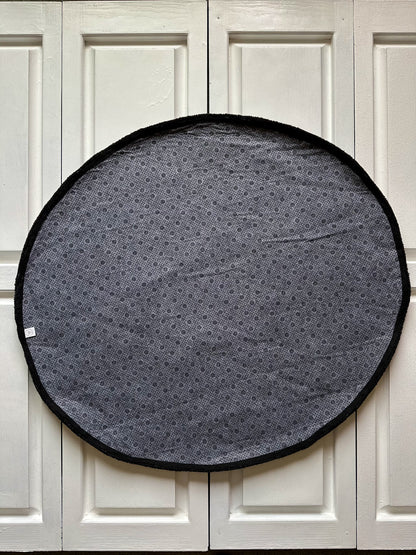 Orange & Black Aries Rug (IMPERFECT)