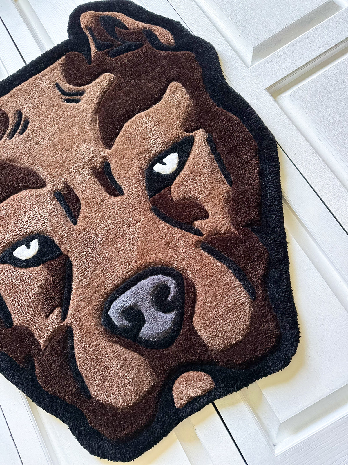 Brown Pitbull Rug | Made To Order