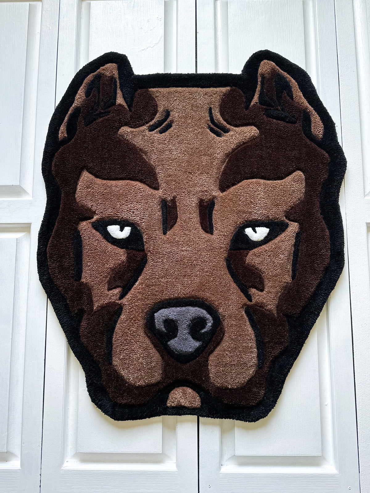 Brown Pitbull Rug | Made To Order