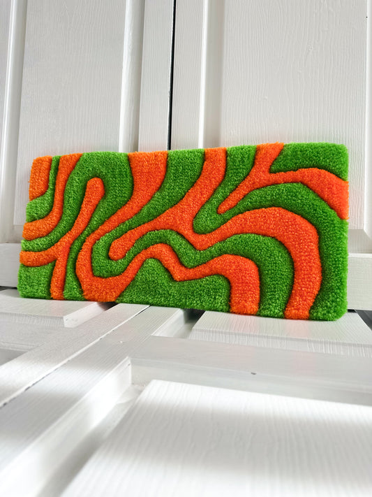 Orange & Green Keyboard Wrist Rest
