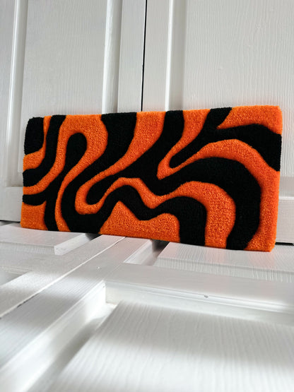 Orange & Black Keyboard Wrist Rest