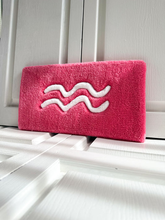 Pink Aquarius Keyboard Wrist Rest