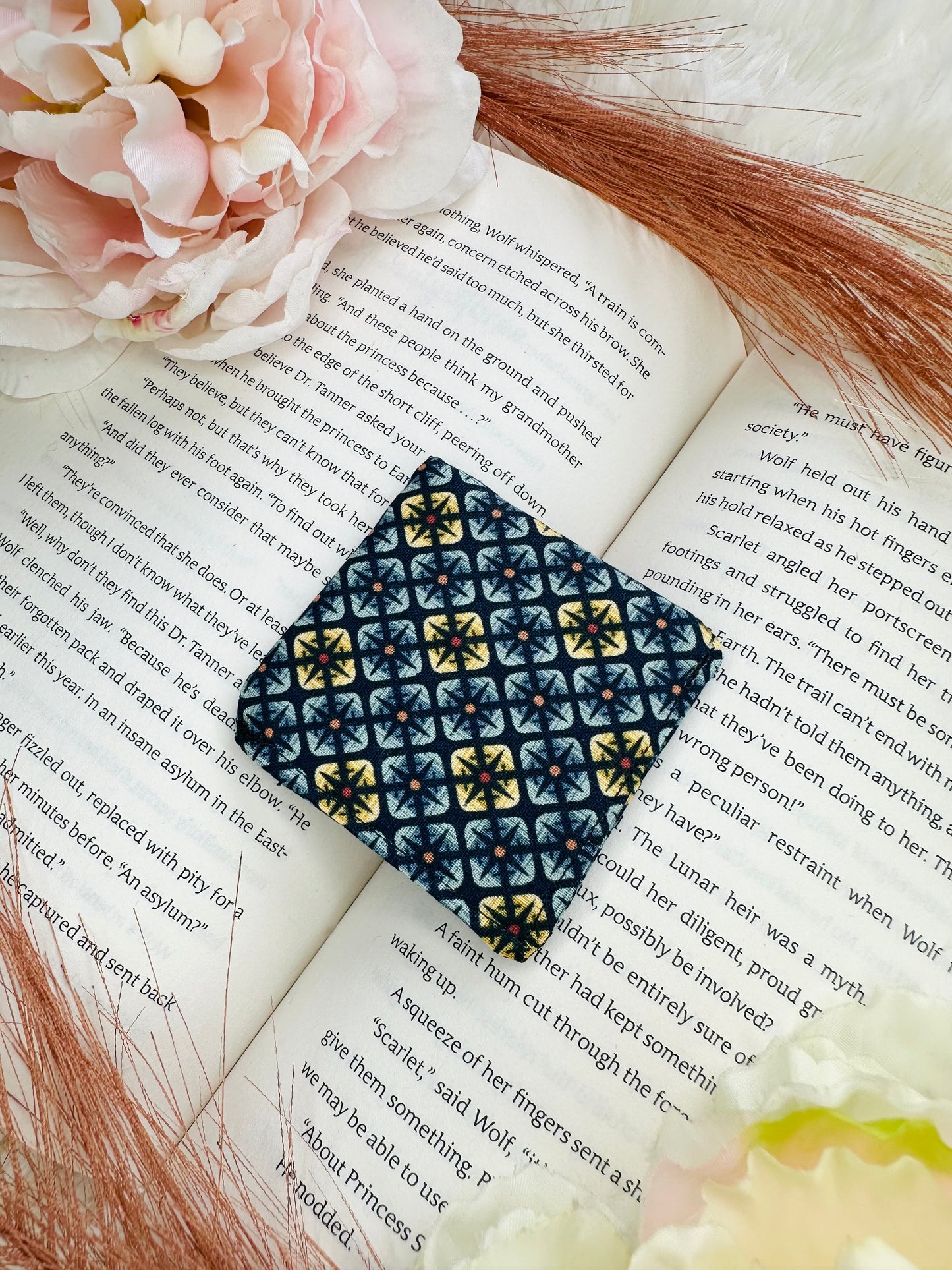 Set Of 2 Midnight Stone Corner Bookmarks