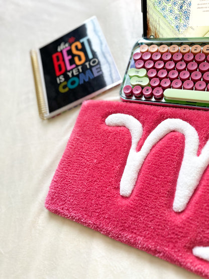Pink Virgo Keyboard Rug Mat