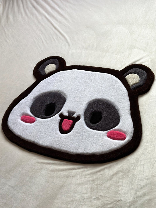 Cute White Panda Rug