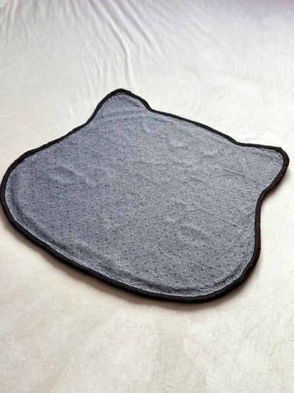Cute White Cat Rug