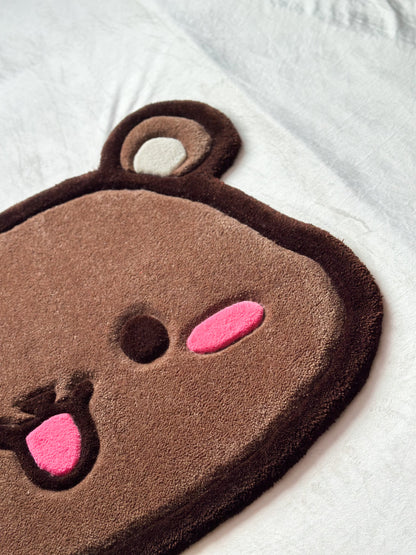 Cute Brown Bear Rug