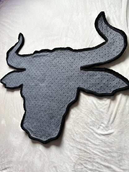Red Bull Head Rug