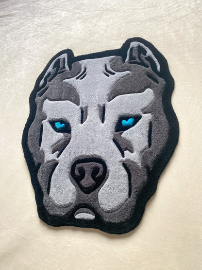 Light Gray Pitbull Rug