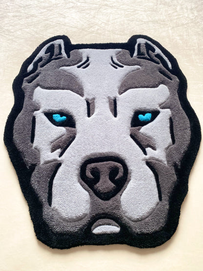 Light Gray Pitbull Rug