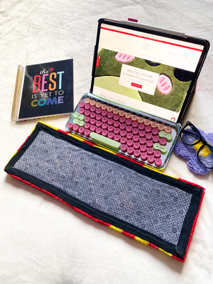 Red & Yellow Keyboard Rug Mat