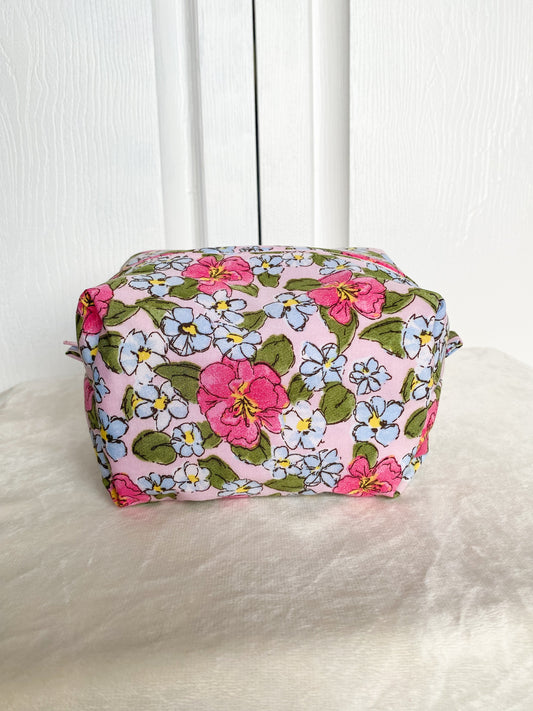 Floral Fantasy Makeup Box Pouch