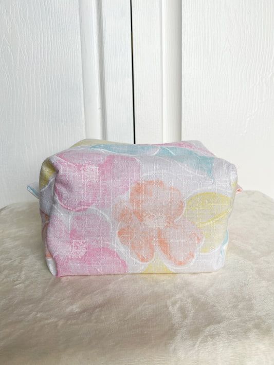 Pastel Garden Makeup Box Pouch