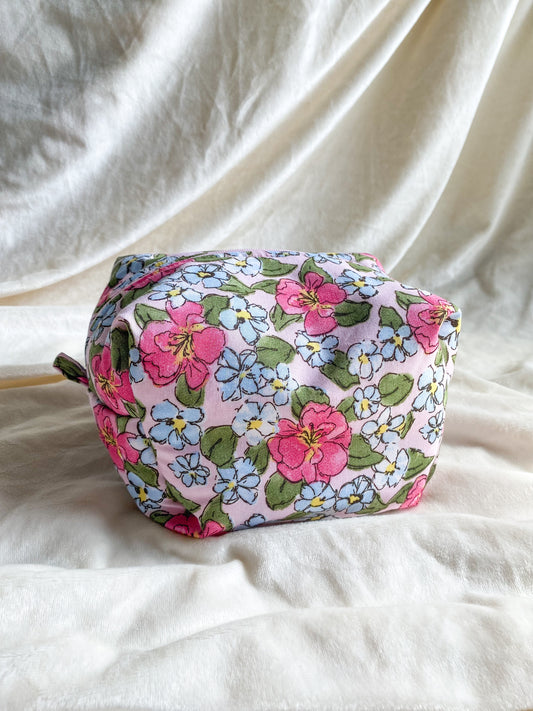 Floral Fantasy Makeup Box Pouch