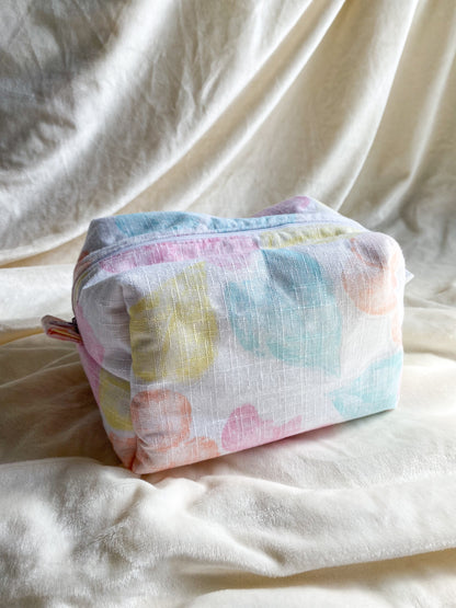 Pastel Garden Makeup Box Pouch