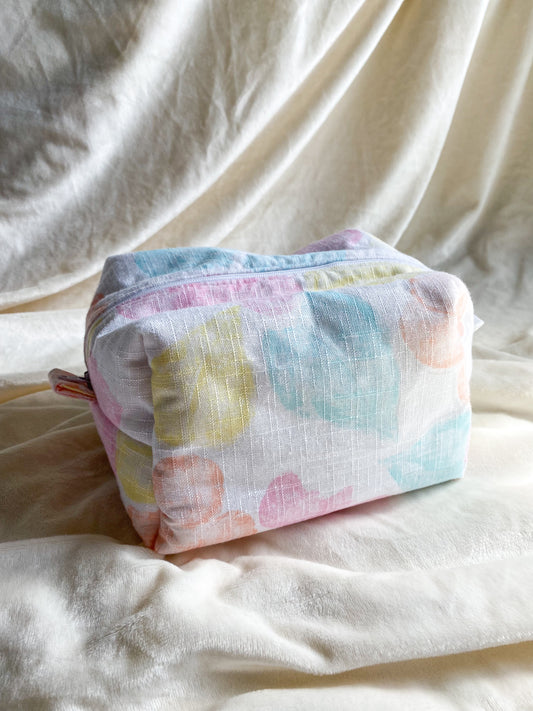 Pastel Garden Makeup Box Pouch