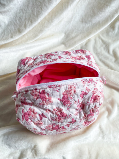 Butterfly Bloom Makeup Box Pouch