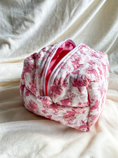 Butterfly Bloom Makeup Box Pouch