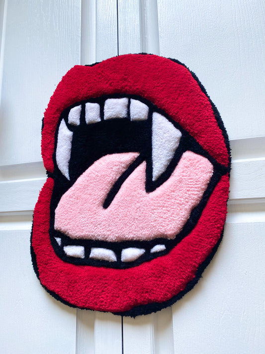 Vampire Mouth Wall Hanging