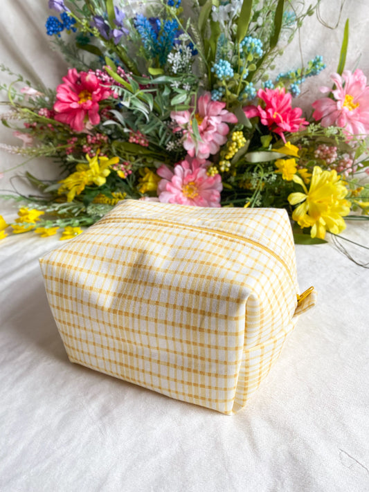 Golden Sunshine Makeup Box Pouch