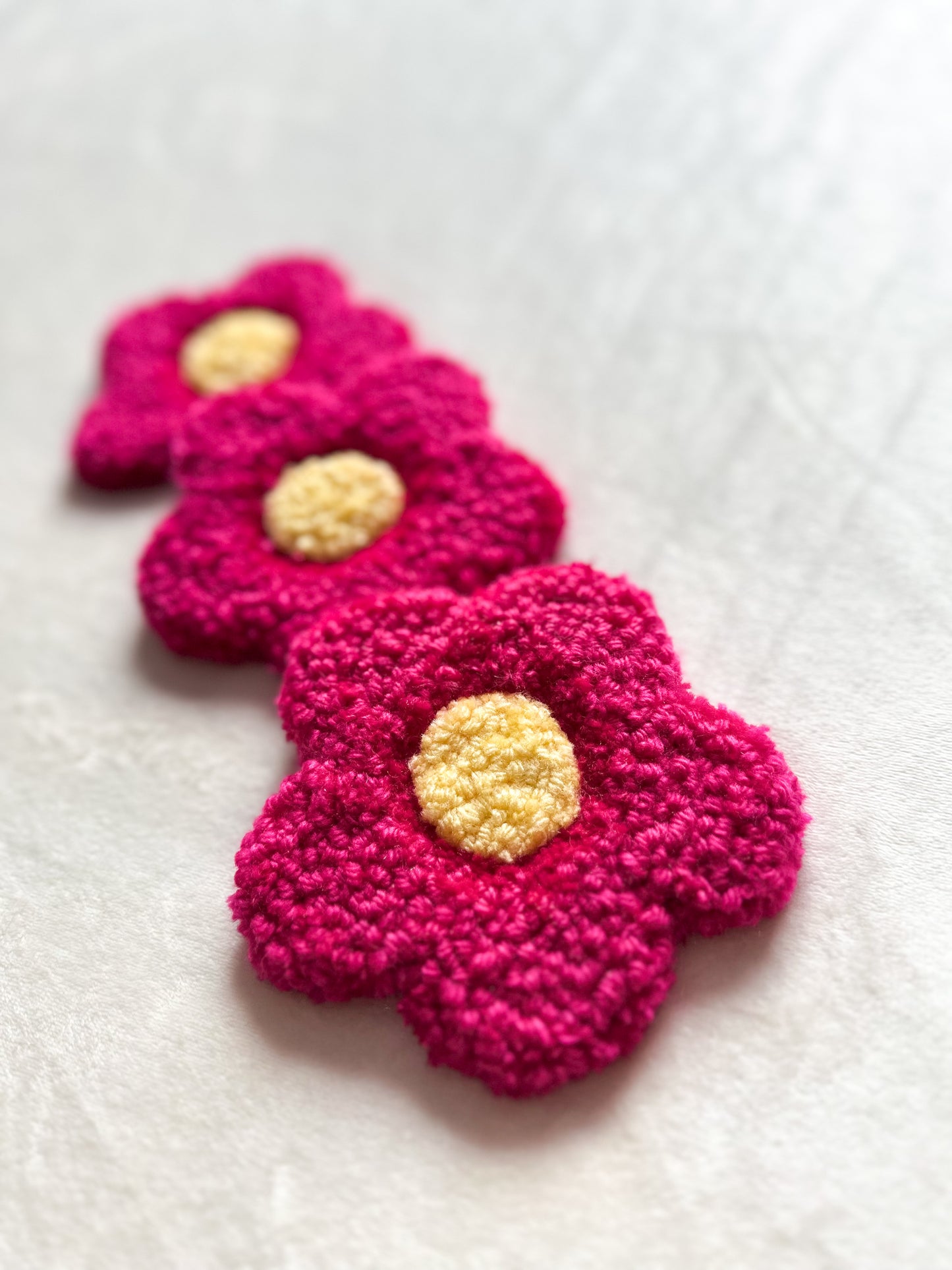 Flower Coasters