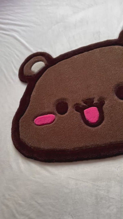 Cute Brown Bear Rug