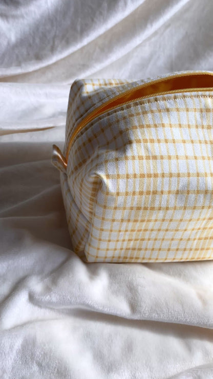 Golden Sunshine Makeup Box Pouch